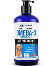 Load image into Gallery viewer, Omega 3 Fish Oil for Dogs - Better Than Salmon Oil - Dog Fish Oil Supplement to Reduce Shedding &amp; Itching - Supports Joints, Brain, and Heart Health - Skin and Coat Supplement - Liquid Fish Oil
