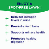 GOODGROWLIES Grass Burn Spot Chews for Dogs - Pee Lawn Spot Saver - Natural Urine Neutralizer for Grass Burn Spots - Dog Pee Lawn Repair - w DL-Methionine - 120 Ct