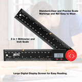 Digital Angle Finder Protractor, Angle Finder Ruler, 7inch 200mm 7inch/200mm, Angle Measuring Tool for Woodworking,Carpenter,Construction,DIY Measurement