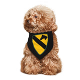 1st Cavalry Division Patch Dog Scarf Pet Bandana Cat Pet Bibs