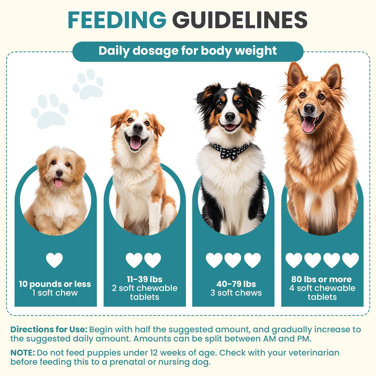 Probiotics for Dogs Gut Digestive Health Probiotic Chew for Dogs Digestive Enzymes Relieve Diarrhea Immunity Oral Problems Itching Constipation Prebiotics Dog Probiotics 200 Tablets Chicken Flavor