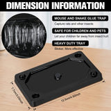 Mouse and Insect Glue Traps Mouse Sticky Traps Plastic Sticky Adhesive Mice Snake Insect to Use Indoor (64 Pieces,3 x 5 Inch)