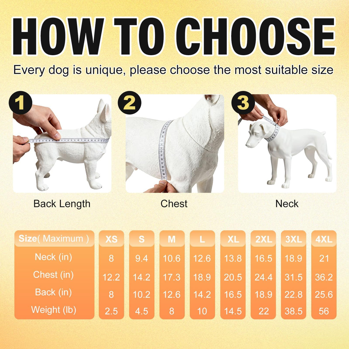 Lemmoo Dog Raincoat, Waterproof Windproof Rain Jacket with Reflective Strips and Leash Hole, Adjustable Fit Rain Coat for Small Medium Large Extra Large Dogs, Full-Body Coverage, Yellow, XXL