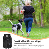 Furry King Dog Winter Coat with Harness, 7 Colors, Waterproof, Fleece Lined. (Red, X-Large)
