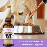 Dog Cancer Supplements - Pet Critical Guard - Defense Immune Support, Cellular Health, Antioxidants with Turkey Tail Mushroom - Natural Herbal Supplement for Well-Being Protection 2 oz (59 ml)