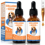 Collagen for Dogs,4.22oz (120ml) Liquid Collagen for Dogs,Enhances Joint Support,Flexibility,Cartilage and Mobility,Relieves Itching in Allergic,Liquid Drops Suitable for Cats and No Side Effects