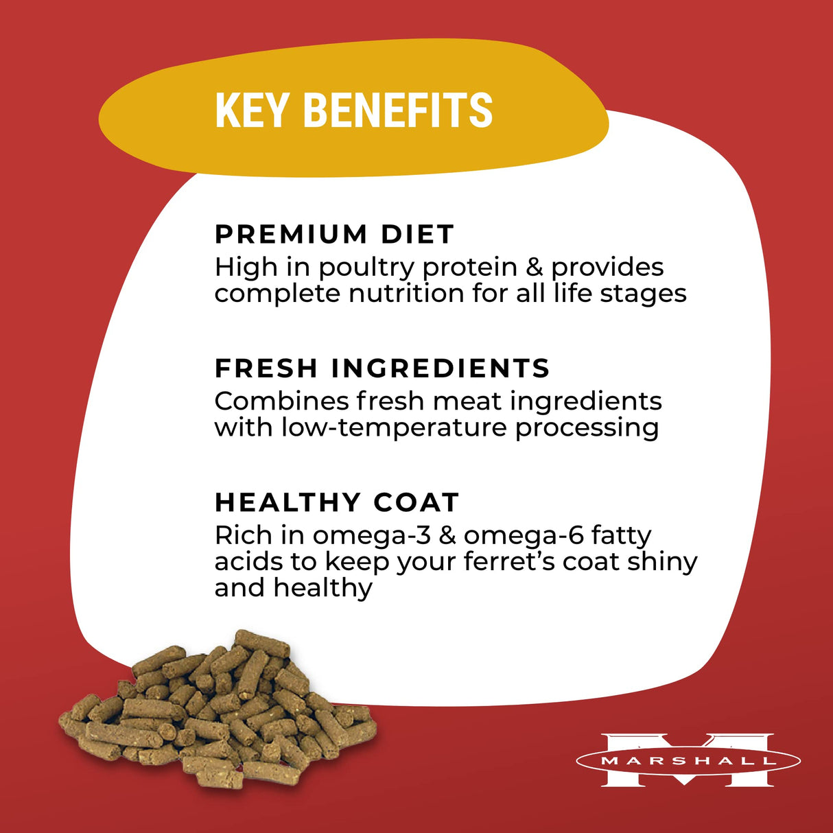 Marshall Pet Ferret Premium Diet 6lb