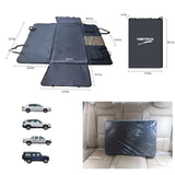 YMETECH Back Seat Extender for Dogs, Dog Car Seat Cover, Back Seat Bridge Gap Filler, Non-Inflatable Car Camping Mattress Bed, Dog Hammock for Truck SUV (Black)