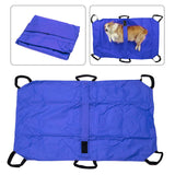 Transport Stretcher for Dogs, Pet Folding Stretcher Emergency Animal Carrier with Safety Strap Max 132 Pound Weight Animal Stretcher for Dogs (Blue)