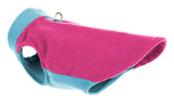 Gooby Half Stretch Fleece Vest Dog Sweater - Pink, X-Large - Warm Pullover Fleece Dog Jacket with D-Ring Leash for Small to Medium Dogs