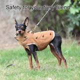 Dog Spike Vest,Coyote Vest,Dog Harness Coat with Removable Spikes,Anti Bite Winter Coat,Adjustable Pet Costume