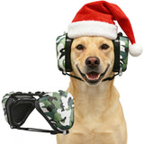 KingGlore Dog Ear Muffs for Noise Protection, 22dB NRR Noise Cancelling Headphones for Dogs - Adjustable & Comfortable Calming Earmuffs, Anxiety Relief for Fireworks, Thunder, Hunting, Vacuums, Travel