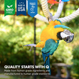 Equa Holistics HealthyGut™ Avian Probiotics Dietary Supplement for Parrots, All-Natural Digestive System Formula (120 Servings)