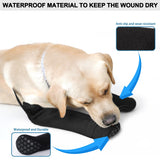 yreoner Dog Recovery Socks - Waterproof Non-Slip Boots for Wound Protection & Anti-Licking, Post-Surgery Care and Skin Condition Protection (Black, 2XL)