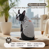 FUAMEY 2 Pack Dog Fleece Vest for Large Dogs,Shih Tzu Frenchie Stretchy Dog Sweatshirts Warm Dogs Pullover Winter Pet Sweaters with Leash Hole Puppy Turtleneck Sleeveless Grey L