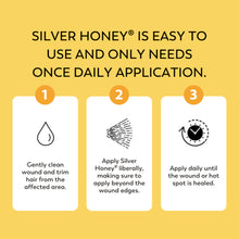 Load image into Gallery viewer, Absorbine Silver Honey Hot Spot &amp; Wound Care Spray Gel 8oz Bottle, Manuka Honey &amp; MicroSilver BG, Medicated for Dogs, Cats, Small Animals

