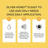 Absorbine Silver Honey Hot Spot & Wound Care Ointment for Dogs, Cats, Small Animals, 2oz Tube