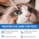TERRAPET Pet Eye Cream Health for Dogs, Cats, Cattle, Sheep, Horse, Bird 1/8 oz / 5 gr, 1 Tube Gentle Daily Eye Care, Easy Topical Application