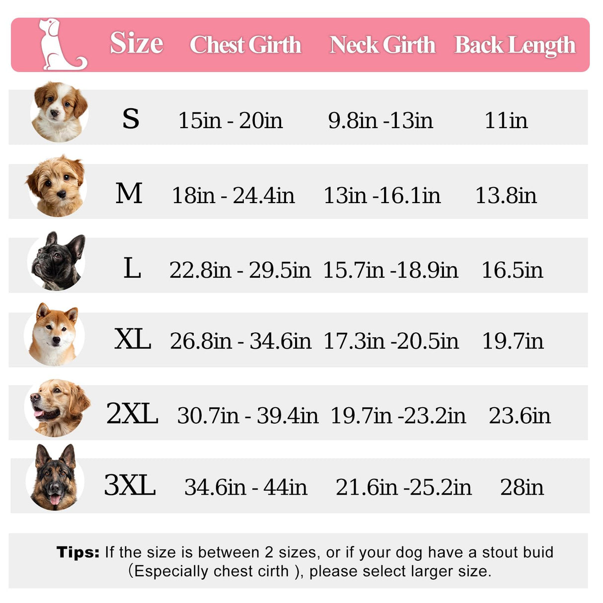 PETDSH Dog Coat Small, Windproof Dog Jacket with Warm Fleece Lining, Thickened Collar Dogs Winter Coat, Adjustable Reflective Pet Coats for Cold Weather (Pink, Small)