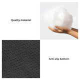 FUNNY FUZZY Pet Fluffy Fuzzy Couch Cover, Calming Washable Dog Bed Sofa Protector Pets Mat for Small Medium Dogs and Cats (Tie-dye Blue, 31.5"×25.5"×4.7")