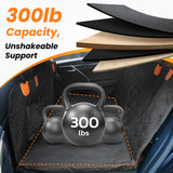 Roilpet Dog Car Seat Cover for Back Seat: Hard Bottom Back Seat Extender for Dogs - Durable Dog Hammock for Car Truck SUV - Waterproof Car Seat Protector for Dogs, Prevent Pet Falls, Easy to Install