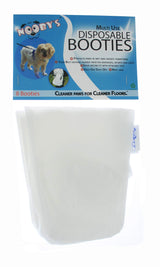 Wound Recovery Dog Boots 8-Pack by Nooby's. Protects Wounds, Bandages and medications. Medical Dog Booties for Maximum Protection Indoors and During Short Walks. (3XL: 6.5" - 7" Width)