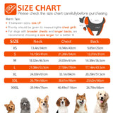 Abuandi Dog Winter Coat with Harness, Dog Jacket, Pet Clothes with Zipper on Back, Waterproof Windproof Warm Vest, Reflective Cold Weather Coats, for Small Medium Large Dogs, Thick, Orange, XS