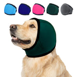 MIGOHI Dog Ear Muffs Noise Protection, Calming Hoodie with Soft Padding-Adjustable Headphones for Dog, Hook & Loop Headband for Dogs, S, Green
