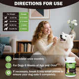 lvermect Tablets for Dogs, 99% Purity for Gut Health Detox, Promotes Immune & Digestive Support - 7.5mg(100 Tablets)