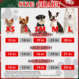 EXPAWLORER Christmas Dog Hoodie,Soft Dog Sweater,Winter Autumn Fleece Sweatshirt with Pattern,Pet Clothes Outfits for Puppy,Cat, Small Medium Large Dogs