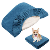 Nanbowang Waterproof Dog Bed Cover - Washable, Quilted Pet Pillow Replacement - Easy to Remove Hair - Lovely Puppy Bed for Dog/Cat 40x53x6