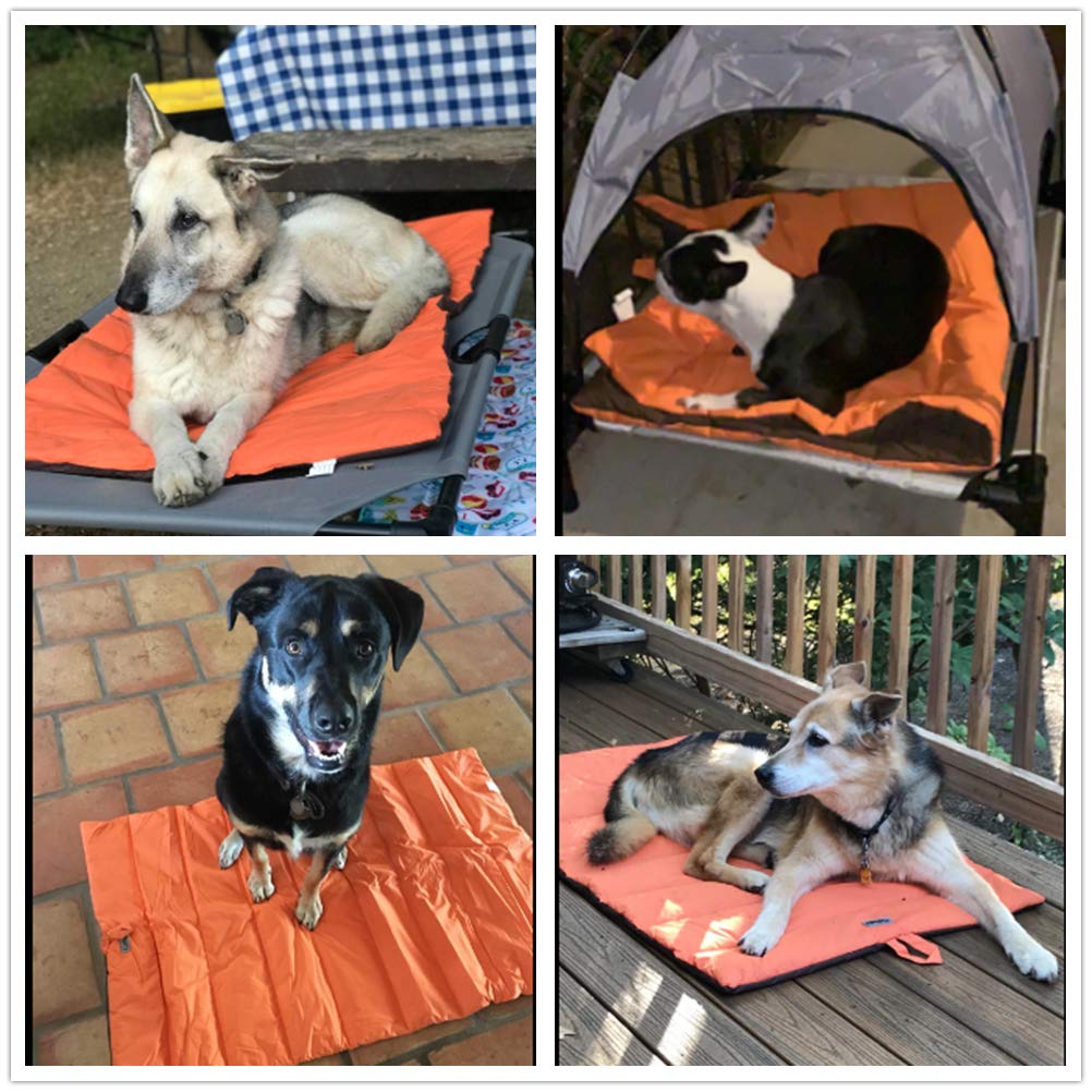 CHEERHUNTING Outdoor Dog Bed, Waterproof, Washable, Large Size, Durable, Water Resistant, Portable and Camping Travel Pet Mat