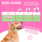 PROHEAR Dog Ear Muffs Noise Protection for Firework, Adjust Dog Noise Cancelling Headphones for Winter Outoor, Small, NRR 28 (S, Pink)