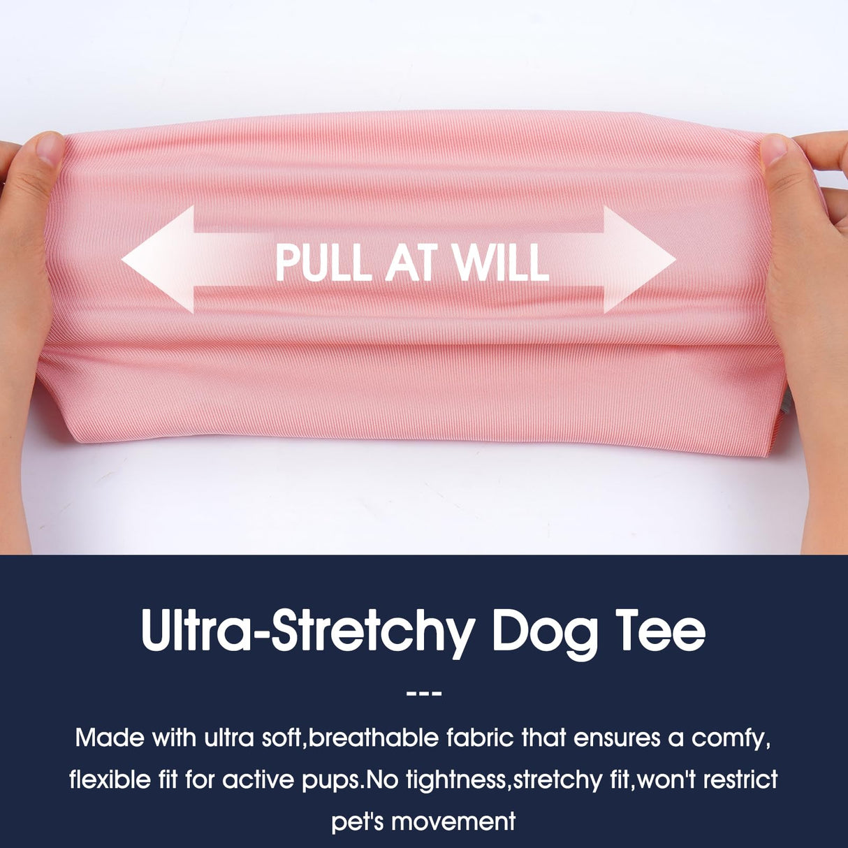 IECOii 2 Pack Summer Dog Shirt | Stretchy Fade-Resistant Fabric, Machine Washable Convenient,Home & Outdoor Clothes Fit for Medium Breeds, Pink+Green, XL