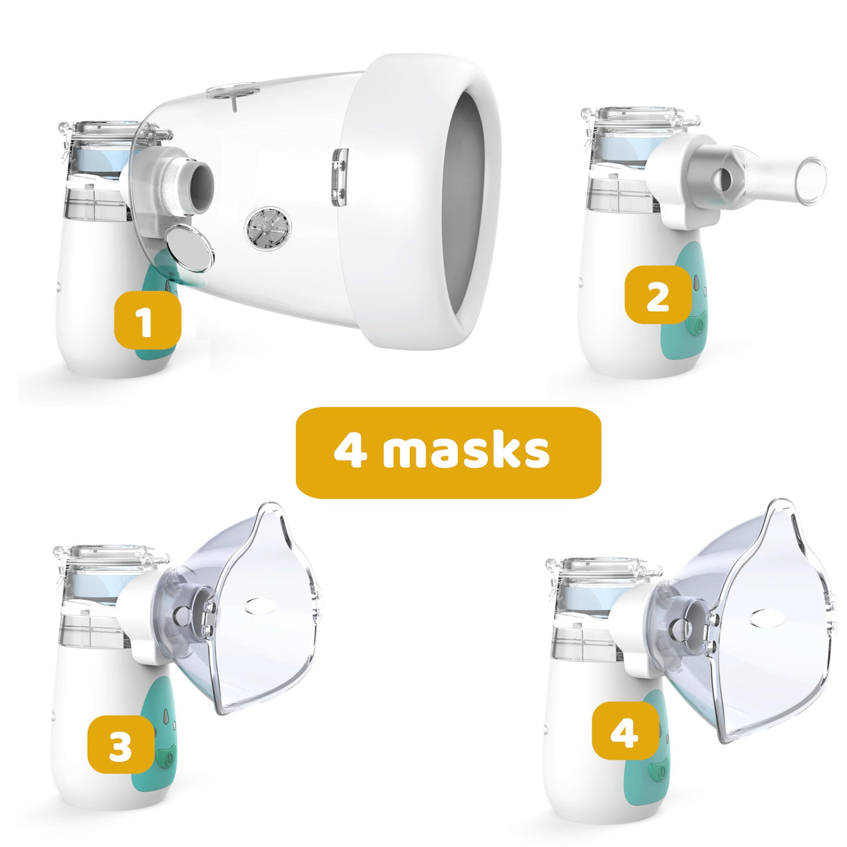 Pet Low Noise Nebulizer for Cats and Dogs (Medium - Dogs)