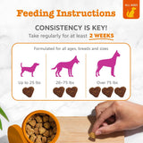 Zesty Paws Mussel Mobility Bites for Dogs - New Zealand Green Lipped Mussel with Natural Glucosamine & Chondroitin + Omega-3 Fatty Acids - Hip & Joint Support Supplement Soft Chews – 90 Count