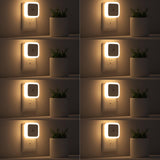 Night Light, Night Lights Plug into Wall 8-Pack, Nightlight Plug in Night Light, Dusk to Dawn Night Lamp Led (Warm White)