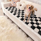 Washable Pet Bed Couch ，Funny Cat Mat ，Anti-Slip Dog Bed Sofa Cover，Pet Friendly Sofa Cover for Large Dogs (Black, 70x210 cm/28 * 83in)