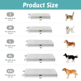 COZY KISS Big Dog Bed for Giant Dogs, Rectangular XXL Orthopedic Dog Beds Extra Large, Foam Anti-Slip Bottom Pet Mat with Washable Removable Cover, Suitable for Pet Up to 150 lbs, 54x44x4 inch, Grey