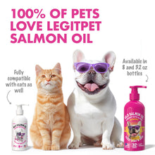 Load image into Gallery viewer, Wild Alaskan Salmon Oil for Dogs &amp; Cats - Pure Fish Omega 3 6 9 Liquid EPA DHA Fatty Acids - Skin &amp; Coat Supplement - Supports Joint Function, Brain, Eye, Immune &amp; Heart Health - Made in USA 32 oz
