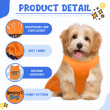 Wildox 8 Pcs Pet Shirts for Small Dogs Cats,Soft and Breathable Dog Printed Clothes with Cute Patten,Dog Sweatshirt Outfit for Chihuahuas Papillons Pomeranian (for Cool boy, Medium)