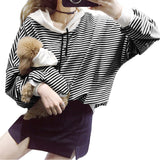 Dog Hoodies for Small Medium Large Dogs,Matching Dog and Owner Clothes Separately Sold, Striped Dog Shirts,Boy Girl Cat Dog Birthday Christmas Outfits (for Pets, 4XL - Chest 24.4")