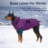 IECOii 2 Pack XXXXL Dog Fleece Sweater for Giant Breed Dogs, Warm Dog Turtleneck with Stretch for Great Dane Sweater, Fall Winter Pullover Dogs Sweatshirt with Sleeve,Outdoor Sweaters for Walking, 4XL
