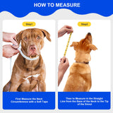 Lainergie Adjustable Soft Dog Cone Collar for After Surgery Recovery, Comfortable Pet Recovery Protective Collar for Medium Large Dogs, Elizabethan Dog Neck Collar (XL, Black)