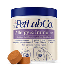 Load image into Gallery viewer, PetLab Co. Allergy &amp; Immune Daily Probiotics for Dogs. Supports Yeast Production, Seasonal Allergies, Intermittent Itchiness, Gut &amp; Digestive Health for Medium Size Dogs, Packaging May Vary
