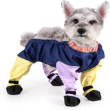 Dog Suspender Boots, Paw Protector Dogs Snowsuit Booties Leggings Anti-Slip Dog Winter Shoes Waterproof Dogs Rain Boots