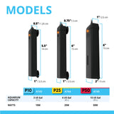 Fluval P50 Submersible Aquarium Heater – 50W, Preset 76-78°F for Freshwater & Saltwater Tanks up to 15 Gal, Shatterproof, Fully Submersible, LED Indicator, Durable & Safe Fish Tank Heater