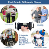 Gait Belt for Seniors - Transfer Gate Belts With Handles for Lifting Elderly & Patient Physical Therapy - Easy to Use Quick Release Gait Belt for Medical Nursing Use