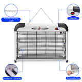 Pest Killer Bug Zapper, Powerful 20W 2800V Electric Mosquito Insect Zapper Indoor Plug-in, Fly Trap Mosquito Killer Repellent UV Light Lamp, Home Pest Control Gnat Moth Catcher Eliminator Eradicator