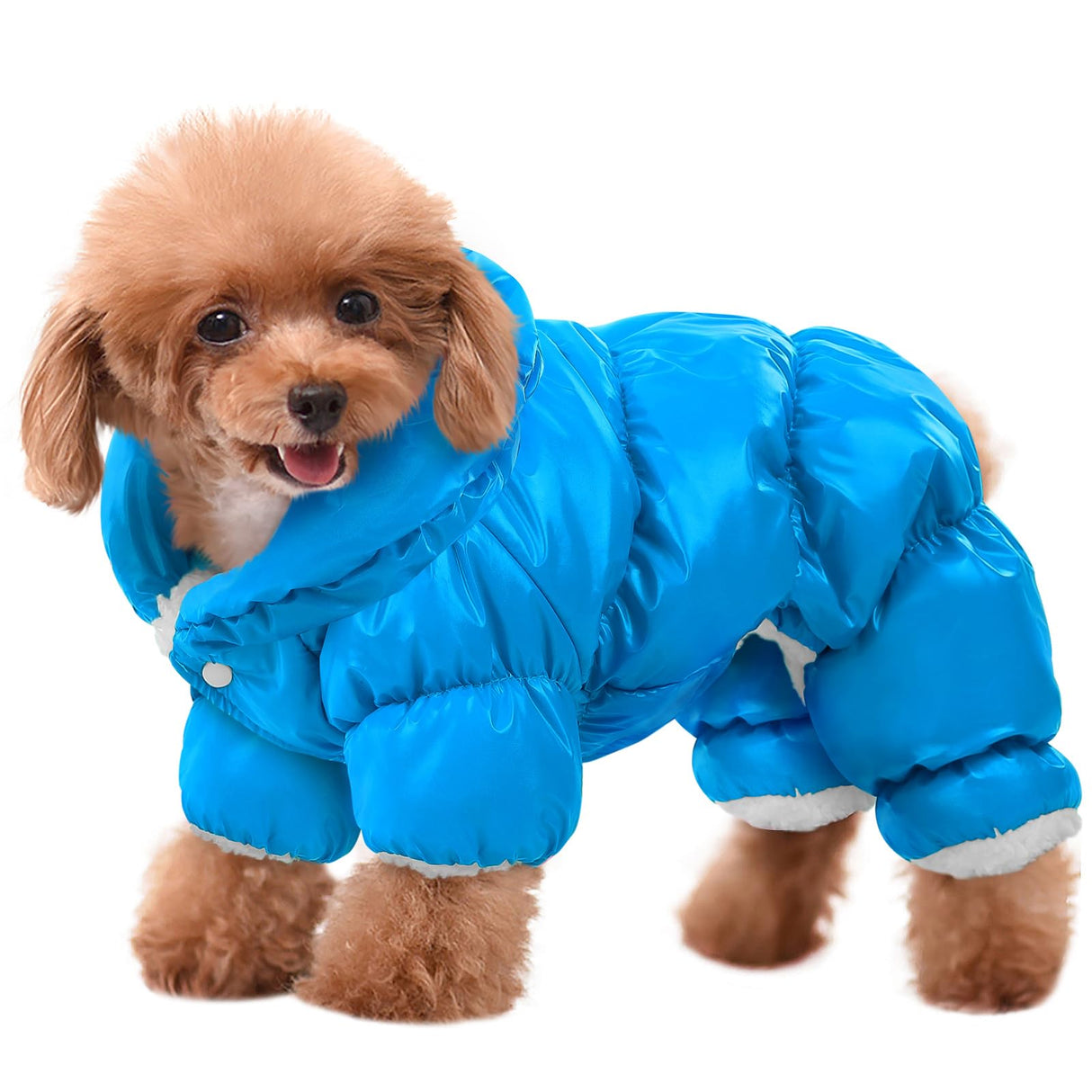 AOFITEE Dog Winter Coat, Waterproof Dog Jacket, Fullbody Dogs Winter Coat Snowsuit, Windproof Puppy Puffer Jacket Snow Suit with Legs, Pet Fleece Vest, Cold Weather Coats for Small Dogs, XL